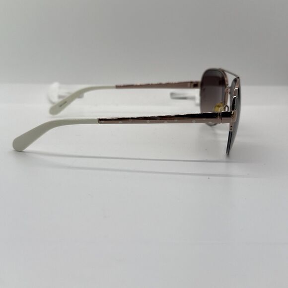 Kate Spade Marion/S 0AU2 B1 Rose Gold Aviator Sunglasses Brown Lens 57-15 135 - Picture 3 of 10